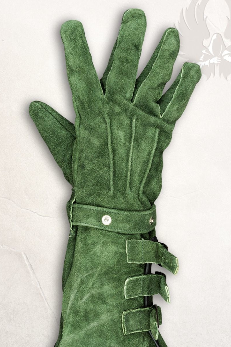 Gants en cuir Kandor vert