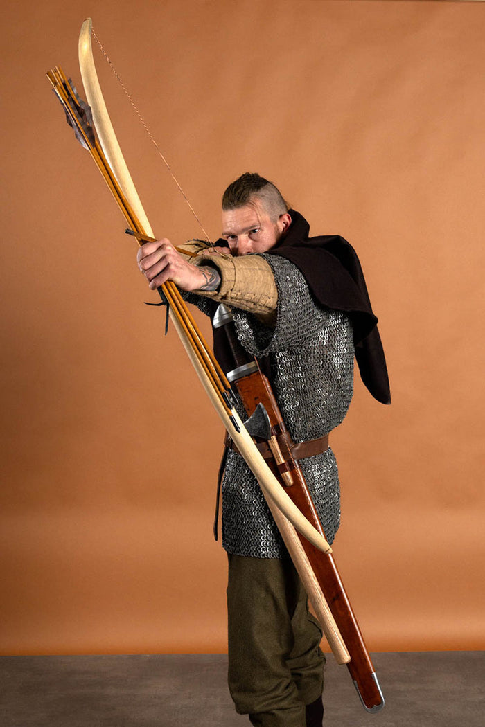 Marksman arc reconstitution / GN, 58" (147 cm), 25 lbs, marron clair