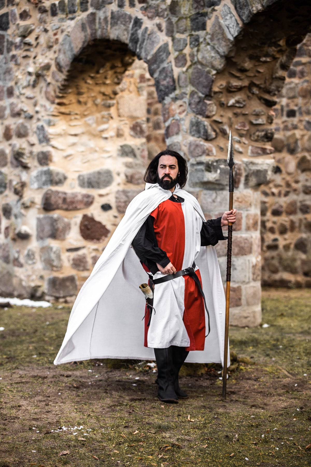 Tempeliersmantel, wit