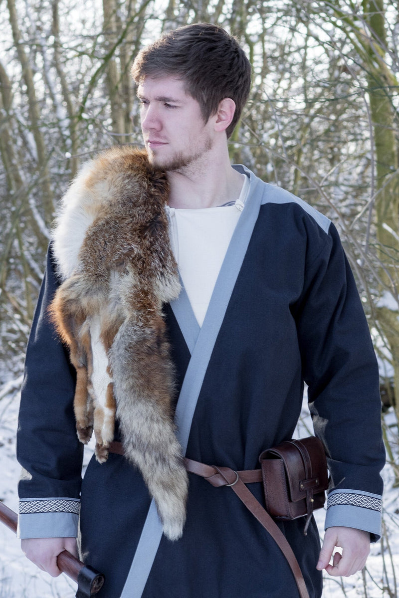 Caftano altomedievale Njord, blu