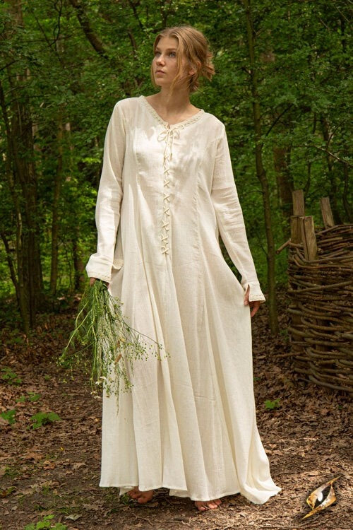 Cotehardie Isobel, white