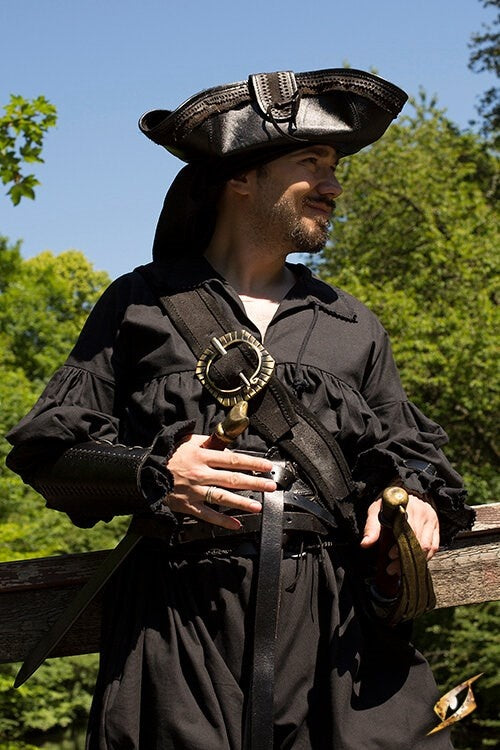 Tricorn Blackbeard, zwart