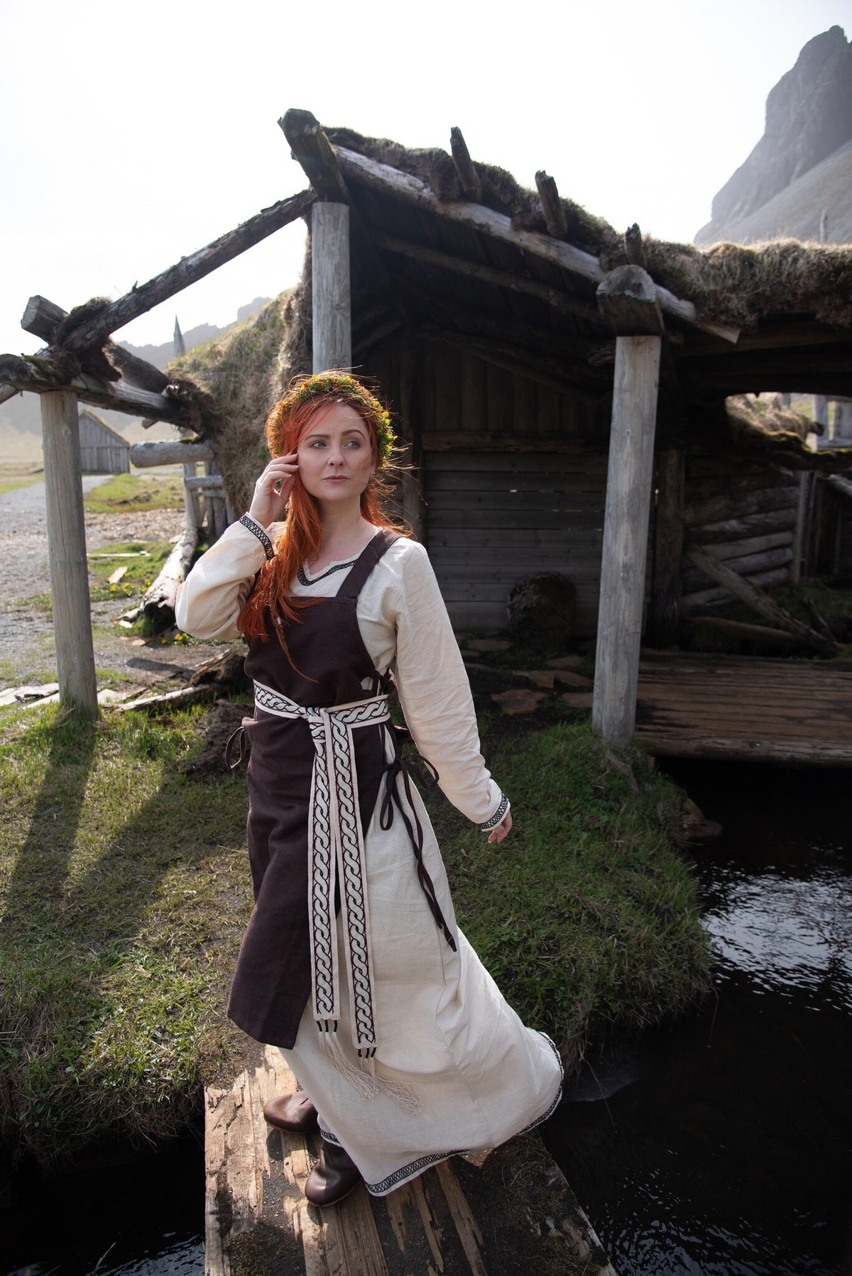 Vikingų hangeroc Aleiga, ruda
