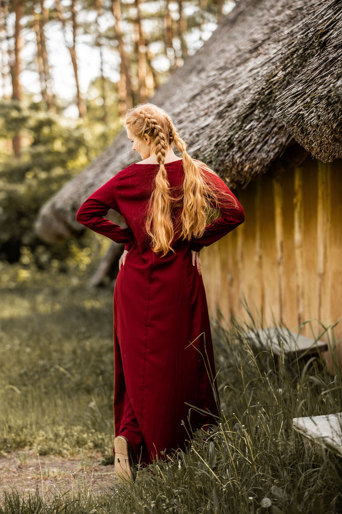 Suknia Mary, czerwona