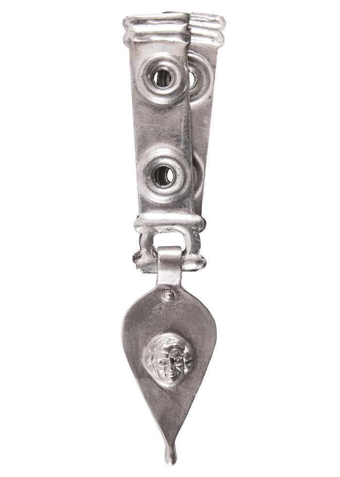 Romersk cingulum-bælteende Tekija, fortinnet messing