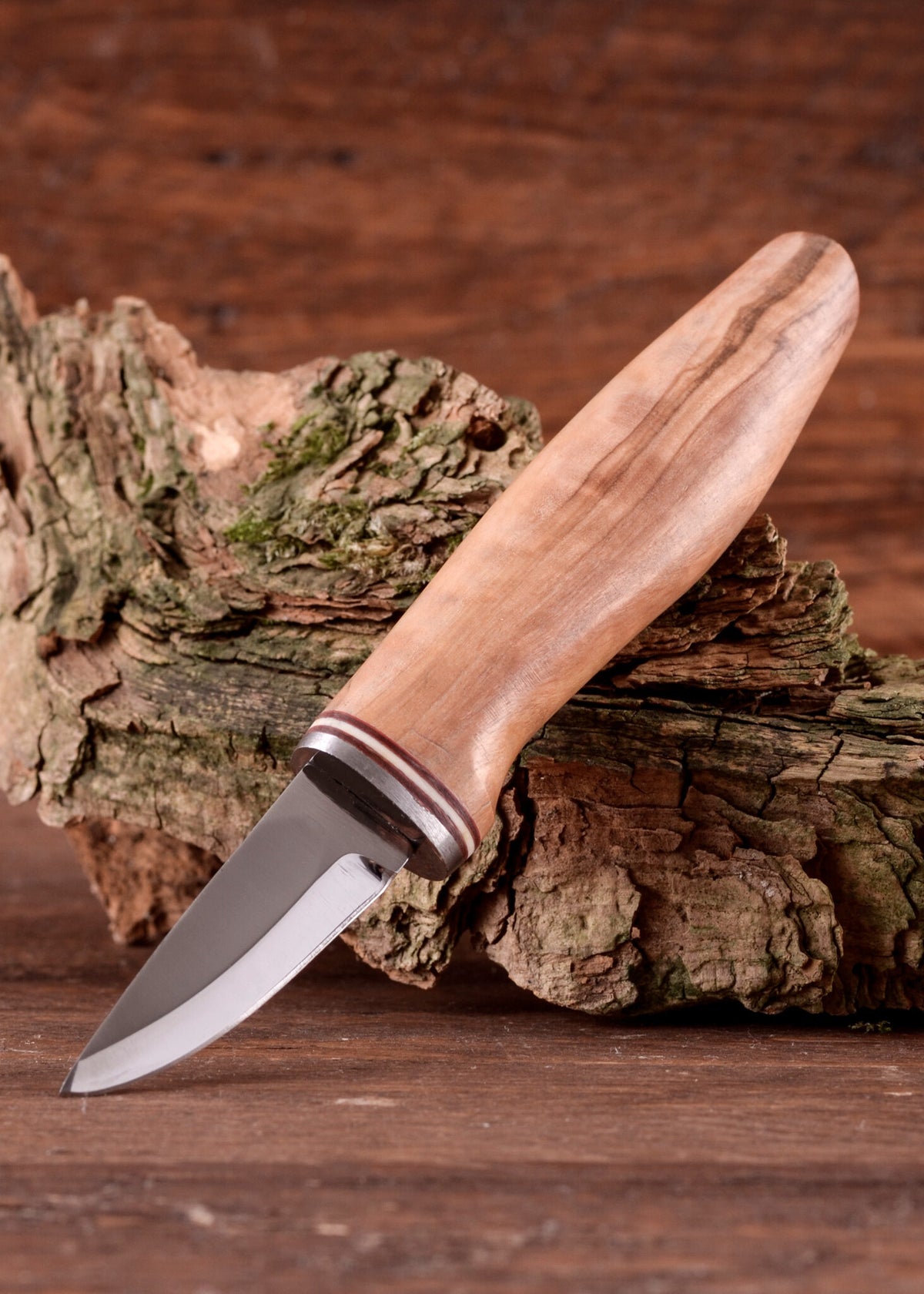 Skandinavisches Holzbearbeitungsmesser, Edelstahl