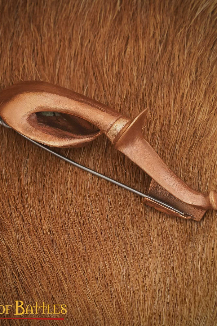 Fibule trompette (fibule à arc) 1er-4e siècle, bronze