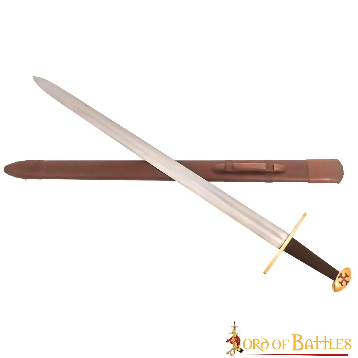 Espada Templária Hugo de Payens, semi-afiada