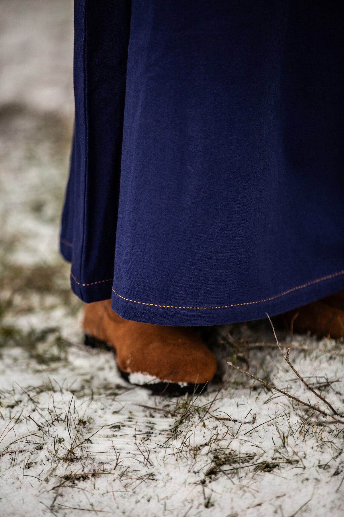 Vikingekjole Aslaug, blå