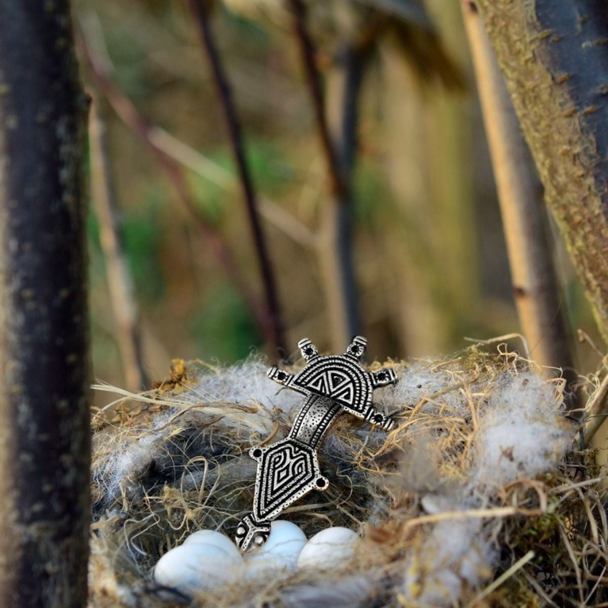Germansk fibula typ Hahnheim, brons