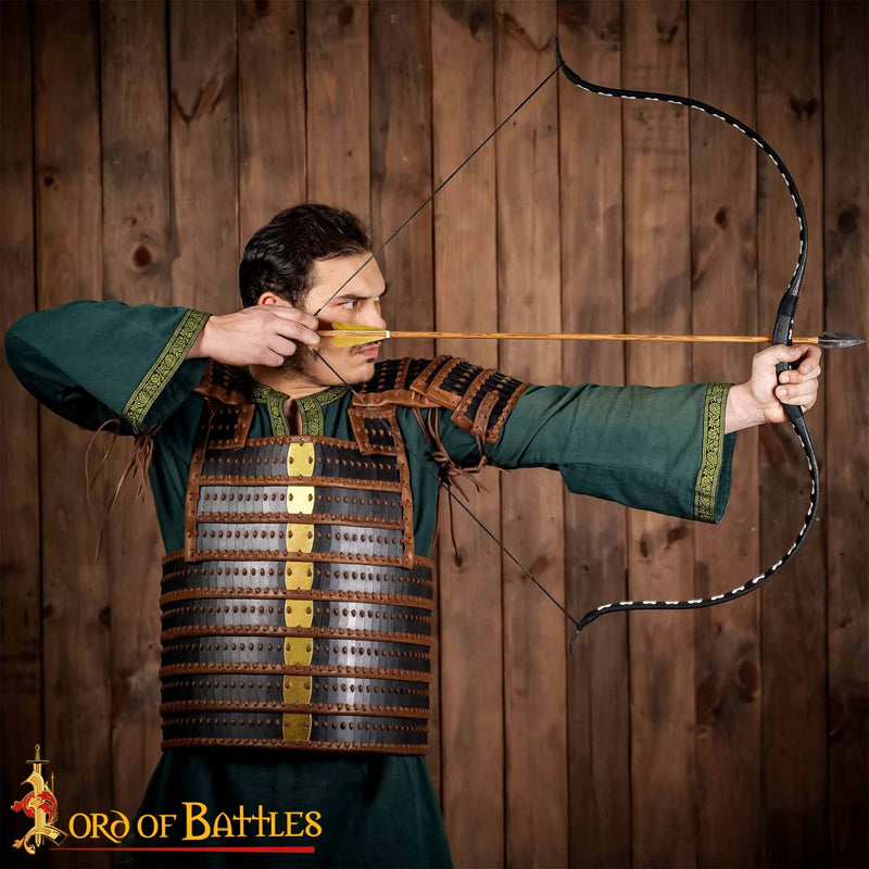 Armadura lamelar vikinga Visby, bronceada