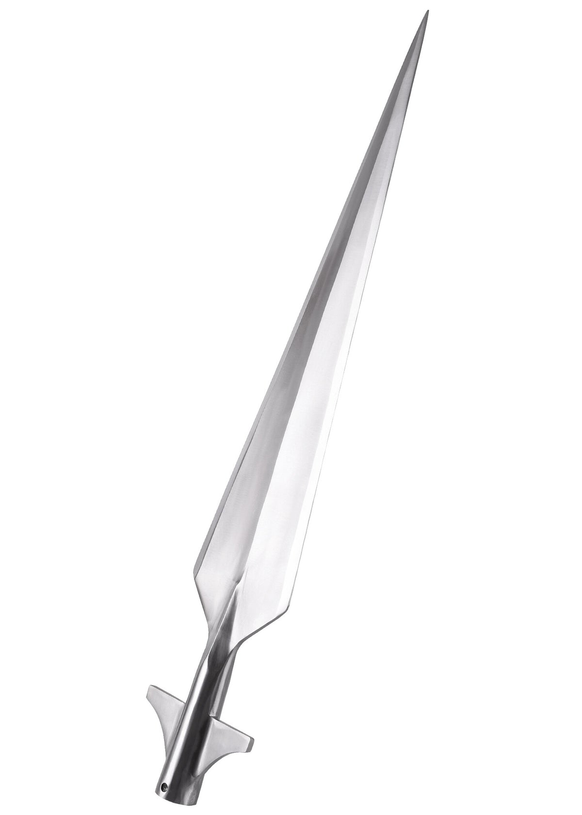 Cuillère d'oreille bohémienne du XVe siècle lance à ailettes, semi-tranchante