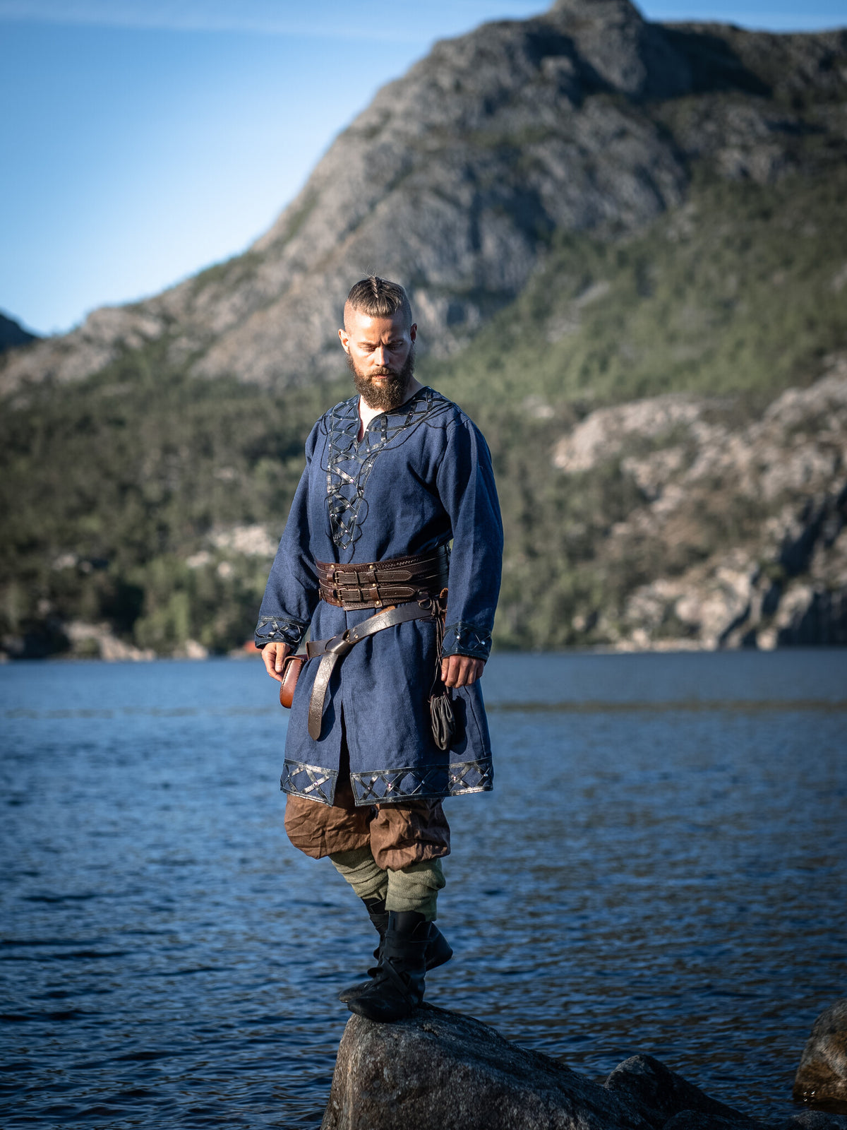 Tunika Viking Jarl Ragnvald, modrá