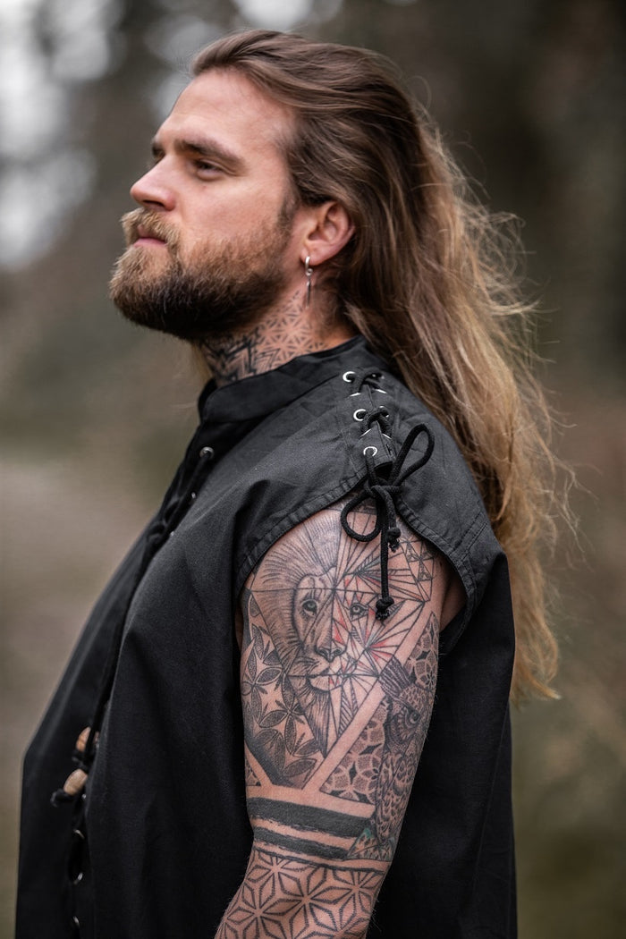 Mouwloos shirt Ott, zwart