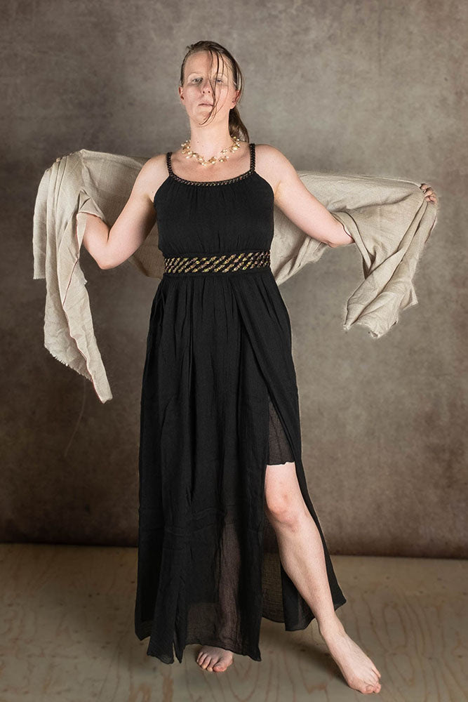 Gudinneklänning Thetis, svart