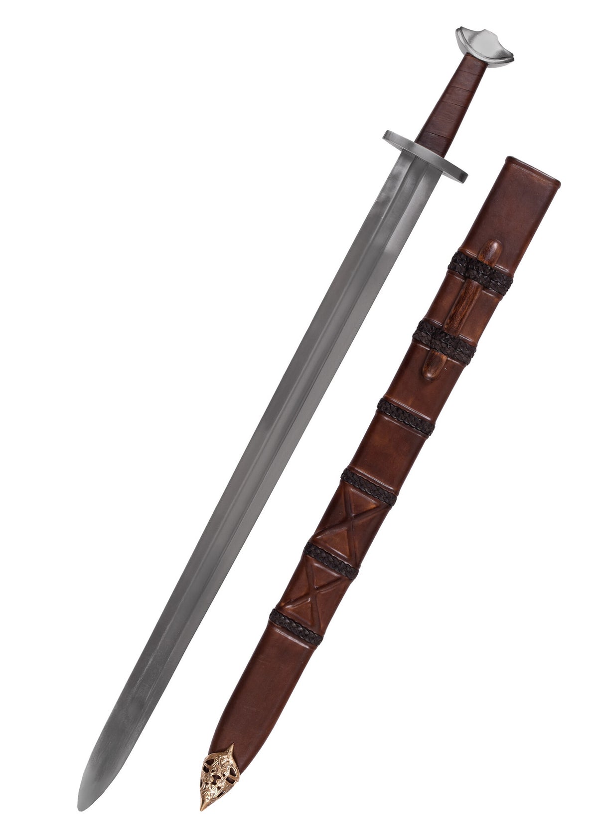 Espada vikinga Danelaw, semi-afilada