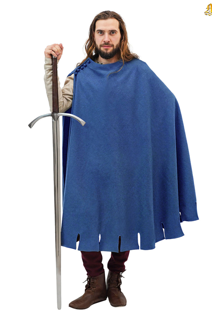 Manteau Bockstenman du XIVe siècle, laine, bleu