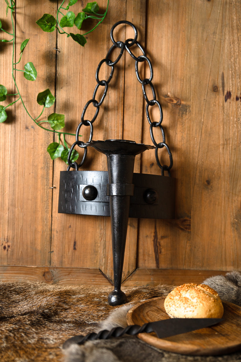 Castle candle holder