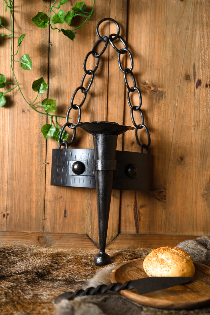 Castle candle holder