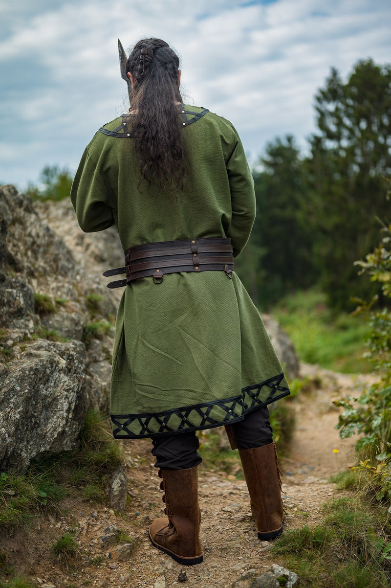 Tunique viking Farulfr, vert