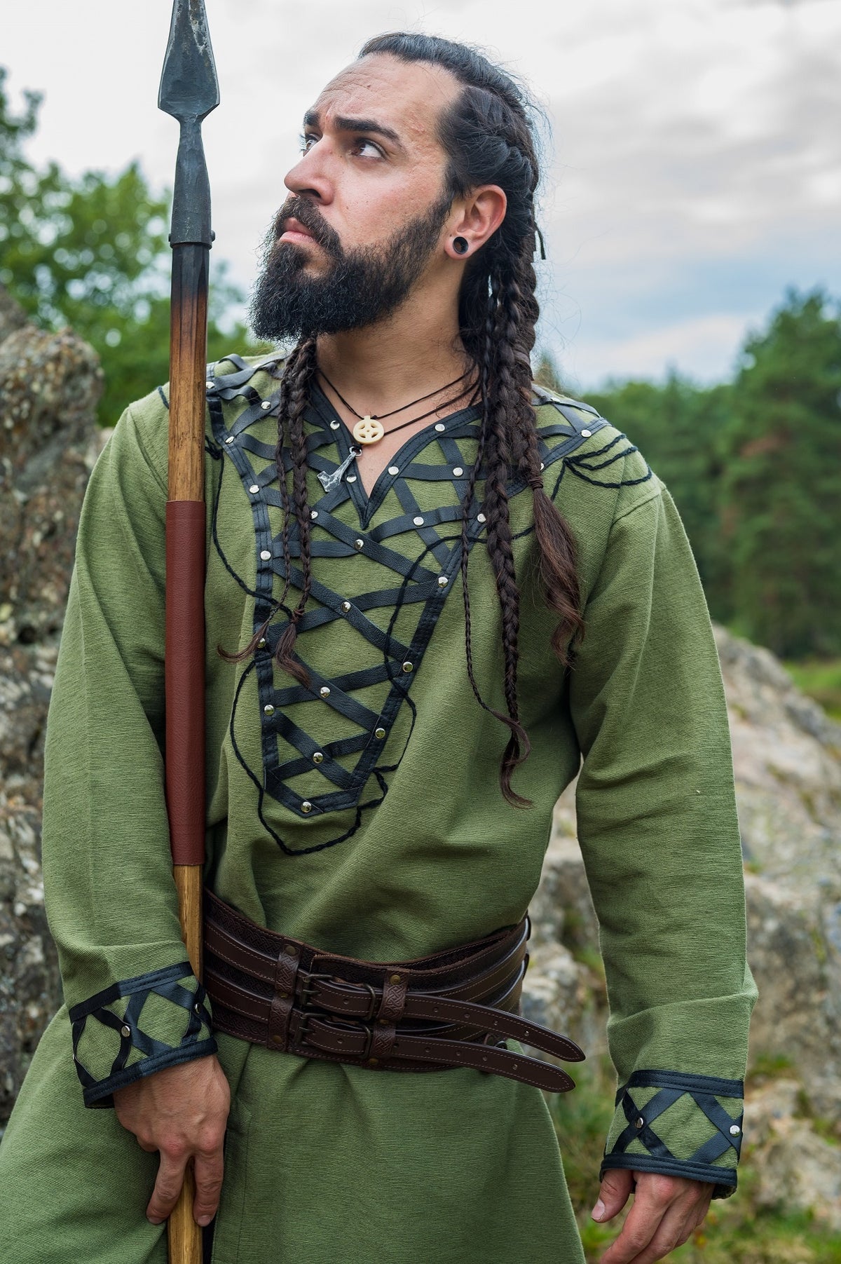 Tunika Viking Jarl Ragnvald, grønn