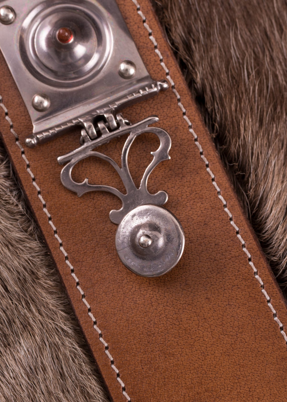 Rzymski balteus Rheingönheim z emalią, 134 cm, brązowy