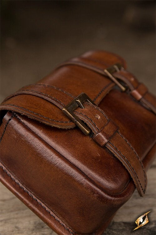 Leather belt bag Niccola, brown