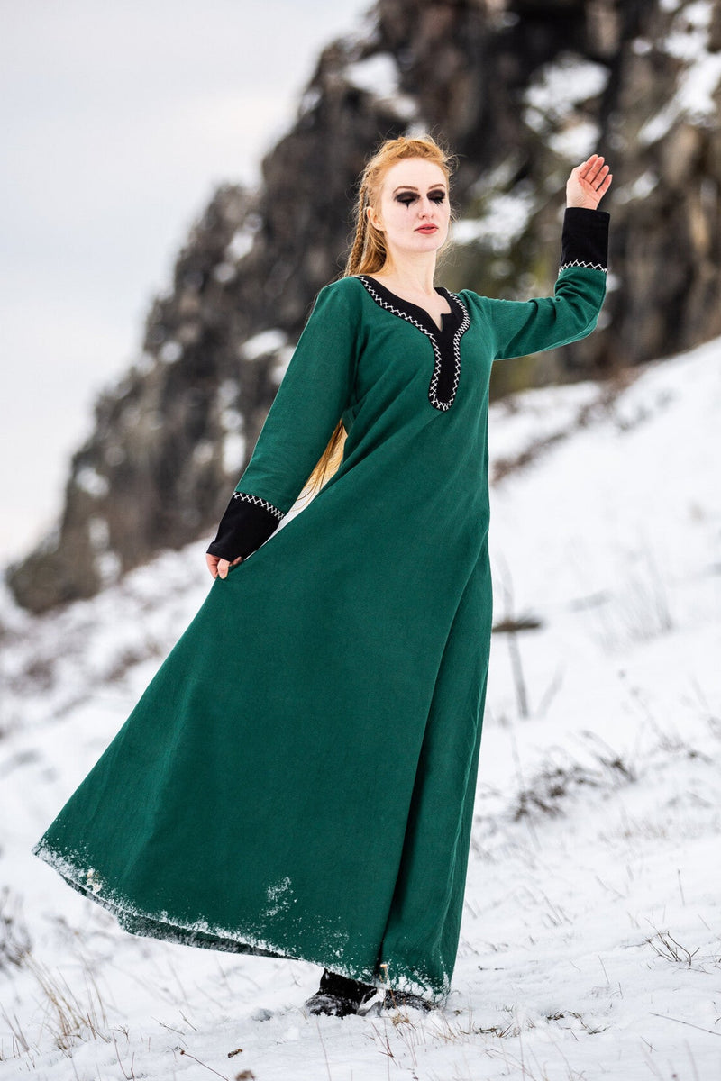Wikingerkleid Lagertha, grün