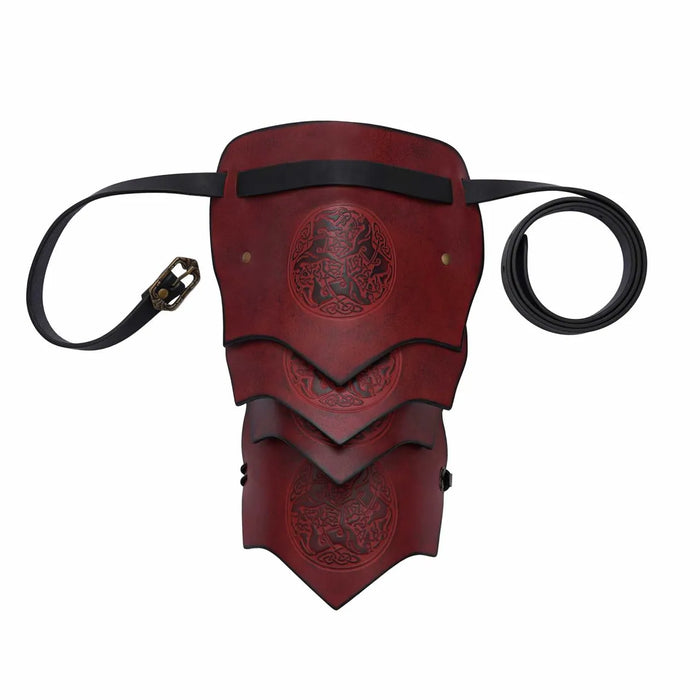 Leren pauldron Epona