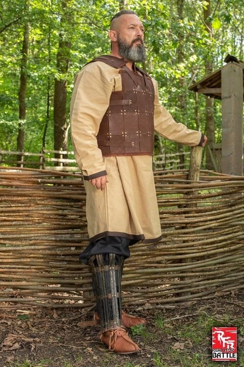 RFB Fighter Leather Armour, brown