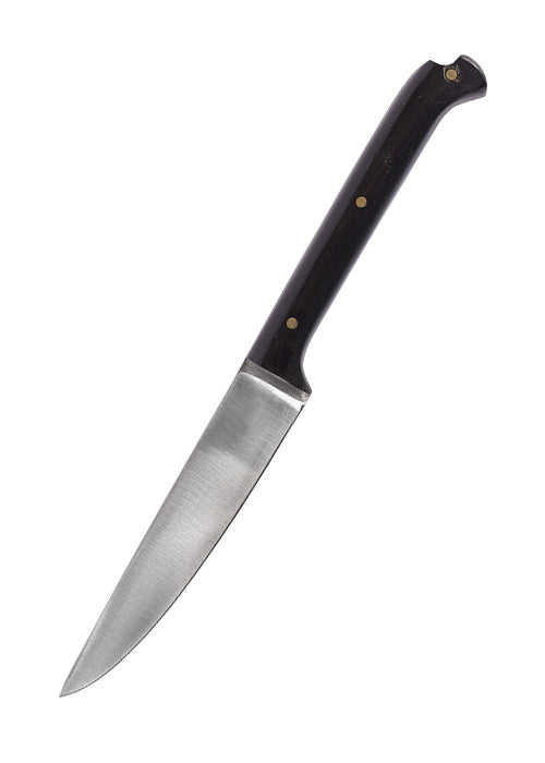 Pincho y cuchillo medievales, acero inoxidable