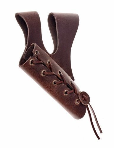 Schwertträger mit doppelter Gürtelschlaufe, braun