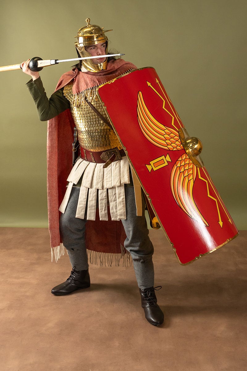 Römischer Helm Niederbieber-Buch, 1–1,2 mm