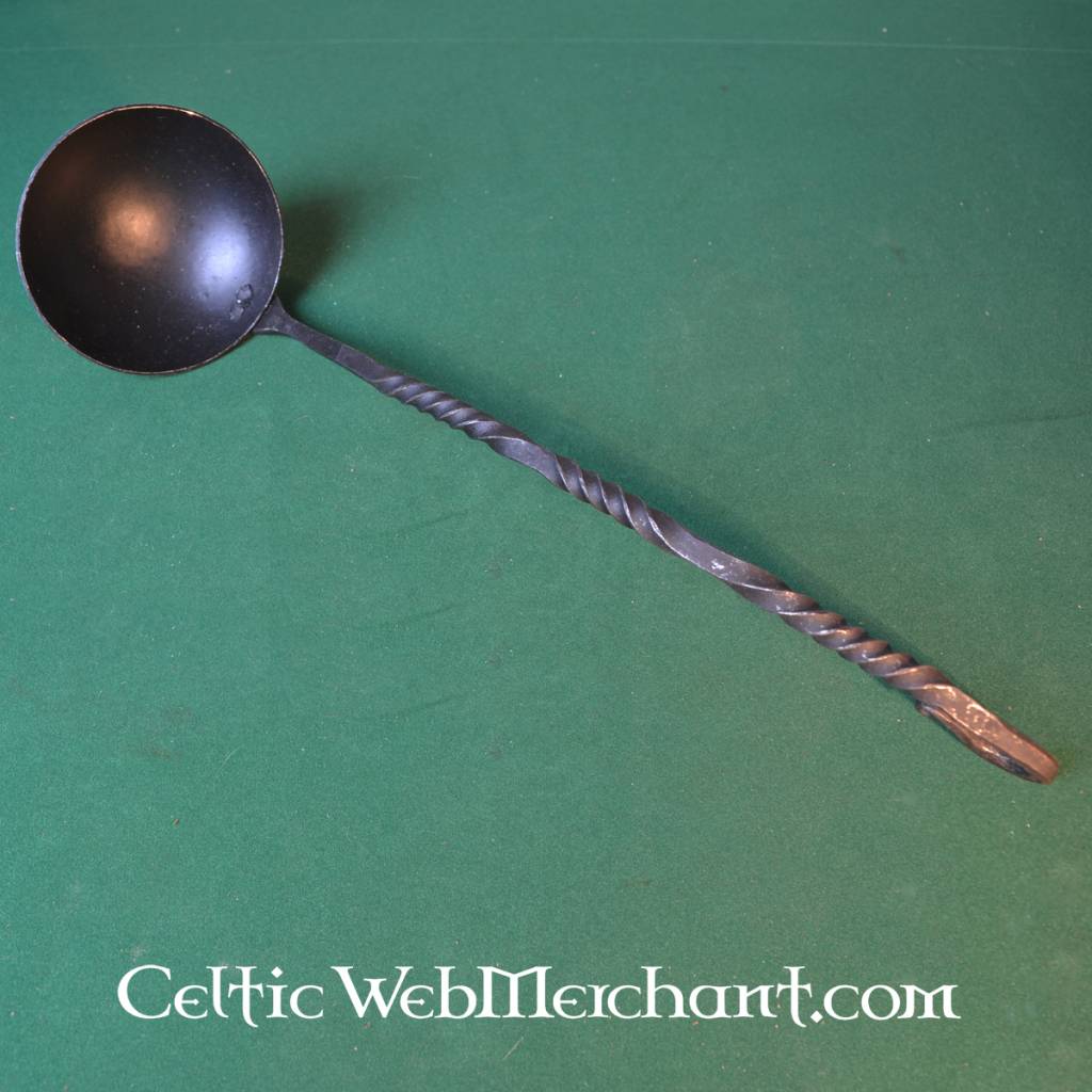 Medieval iron spoon
