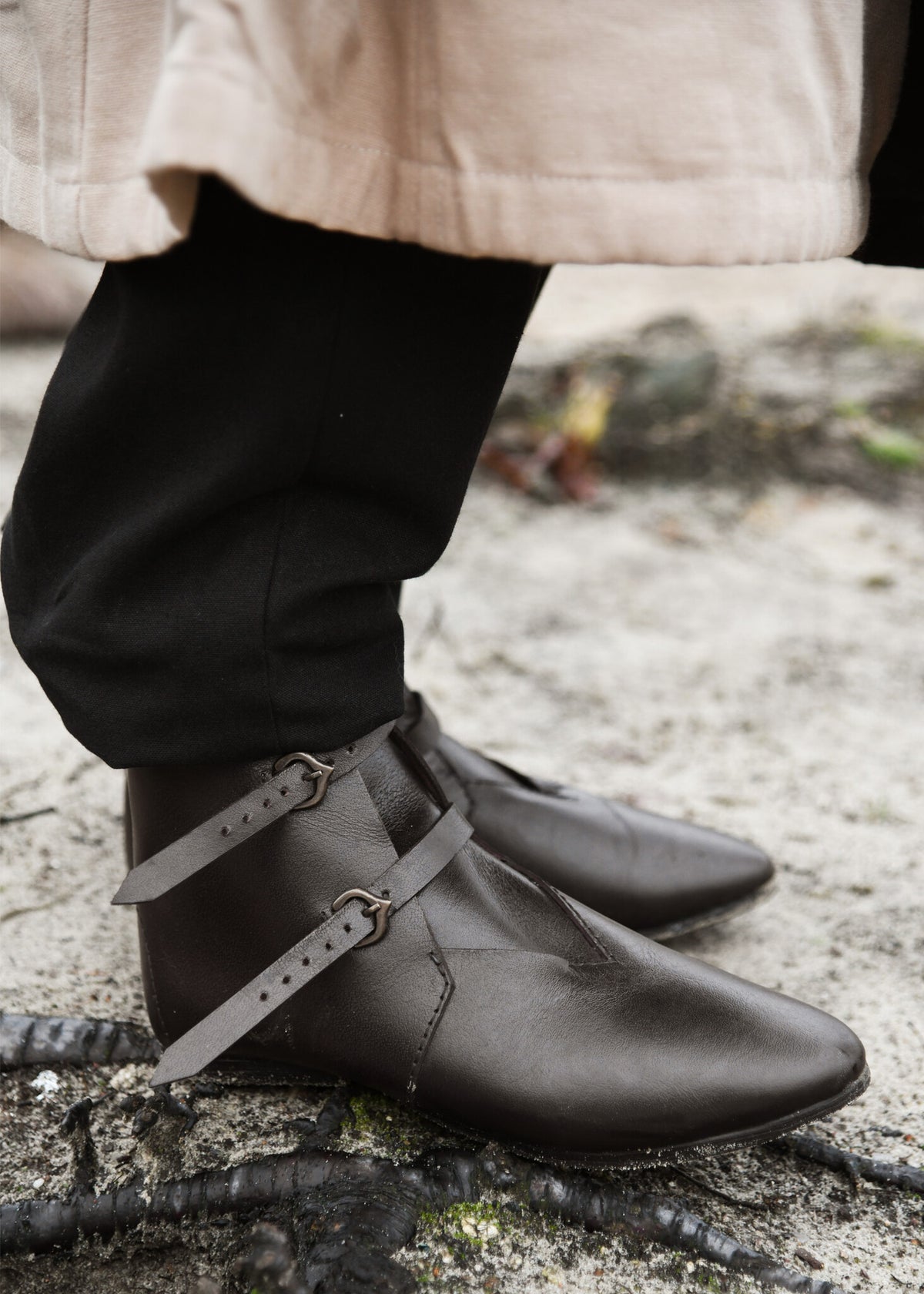 Middelalderlige ankelstøvler, 1250–1500