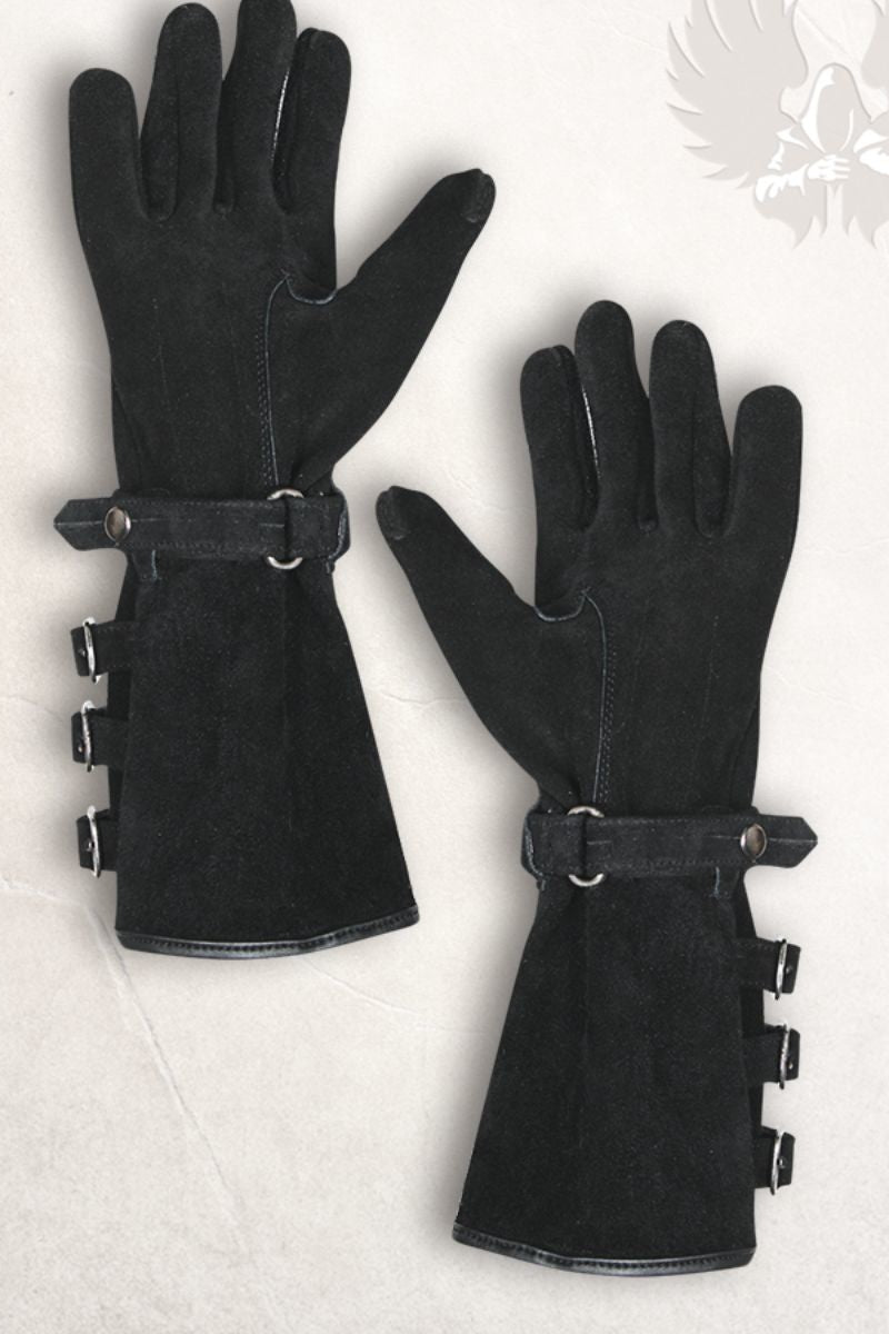 Lederhandschuhe Kandor, schwarz