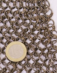 1 kg d'anneaux de mailles ronds – rivets ronds, 8 mm