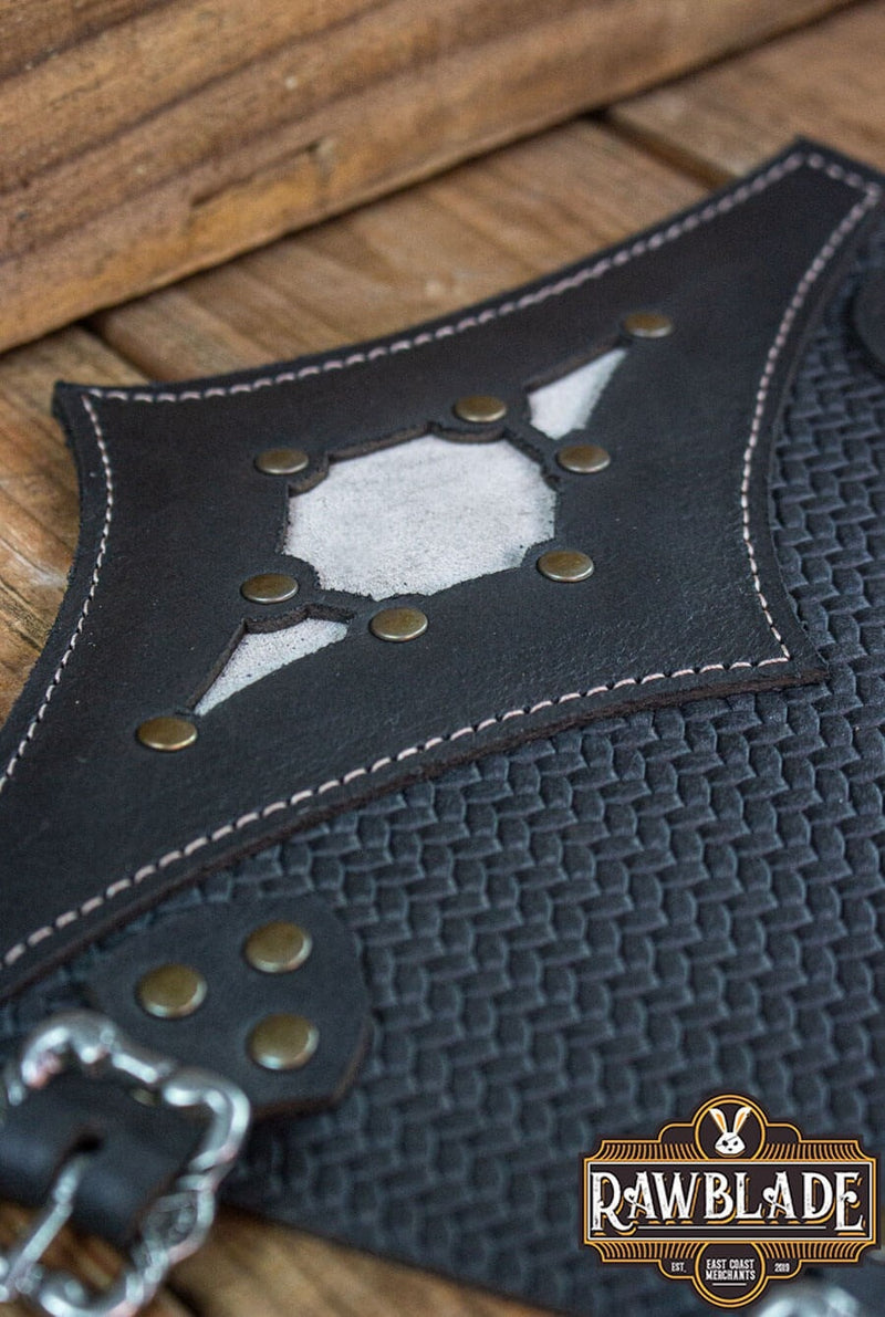 Brazales Beljant, protectores de antebrazo, negro y gris hielo