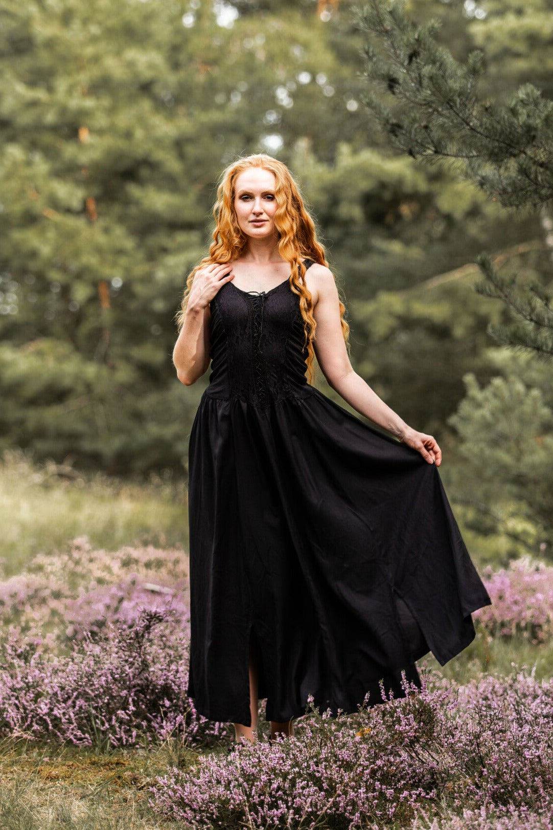 Vestido Aibell, preto