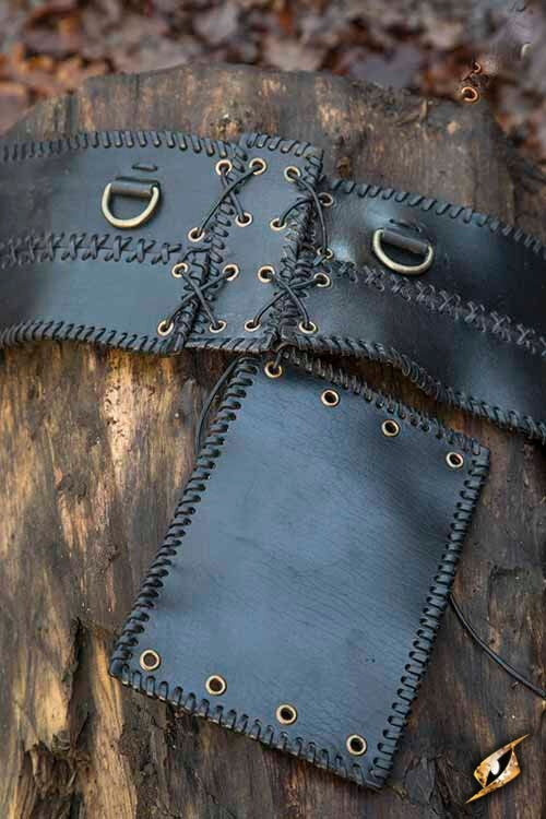 Breiter Taillengürtel, schwarz