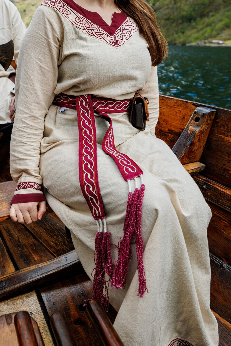 Viking belt Elina, red, 235 cm