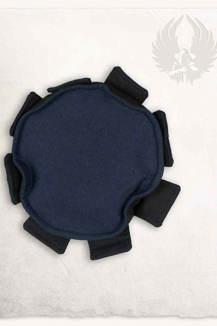 14th century hat, Codex Manesse, black-blue, wool mix