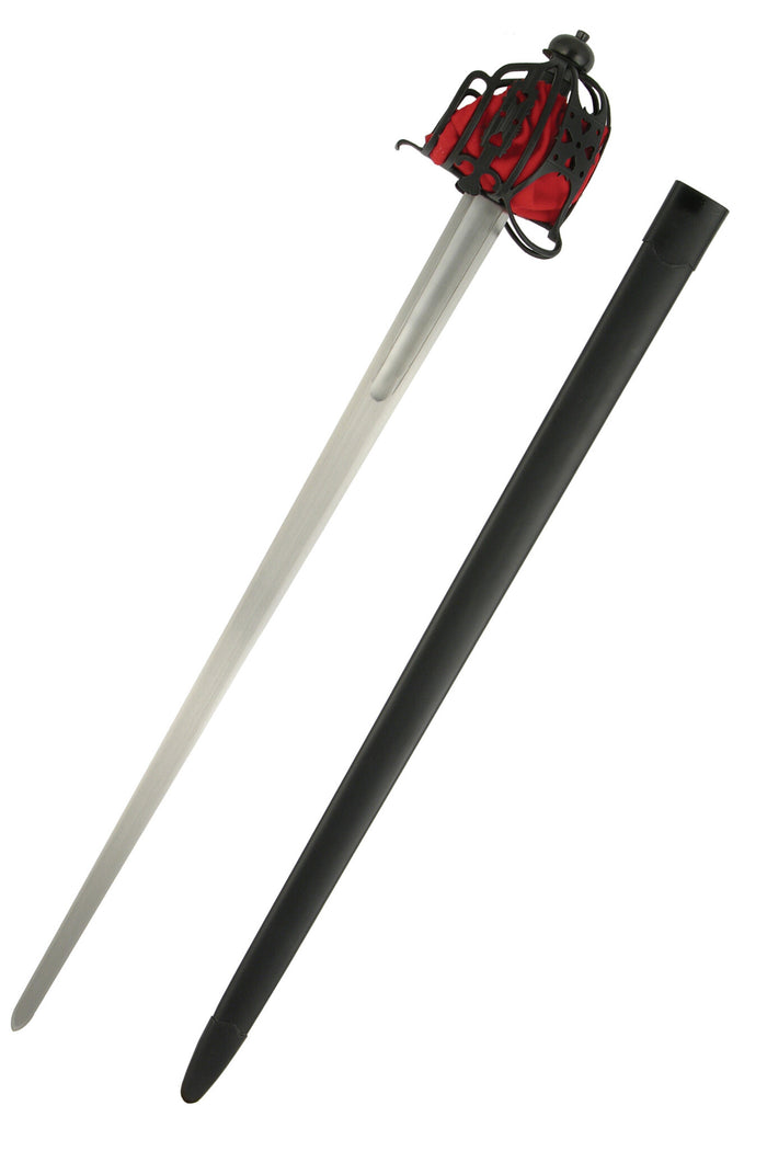 Battle-Ready Basket Hilt Broadsword (blunt 3 mm)