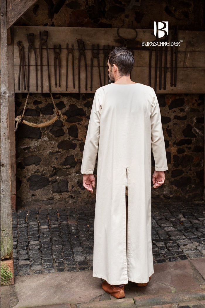 Long undertunic Bernard, natural