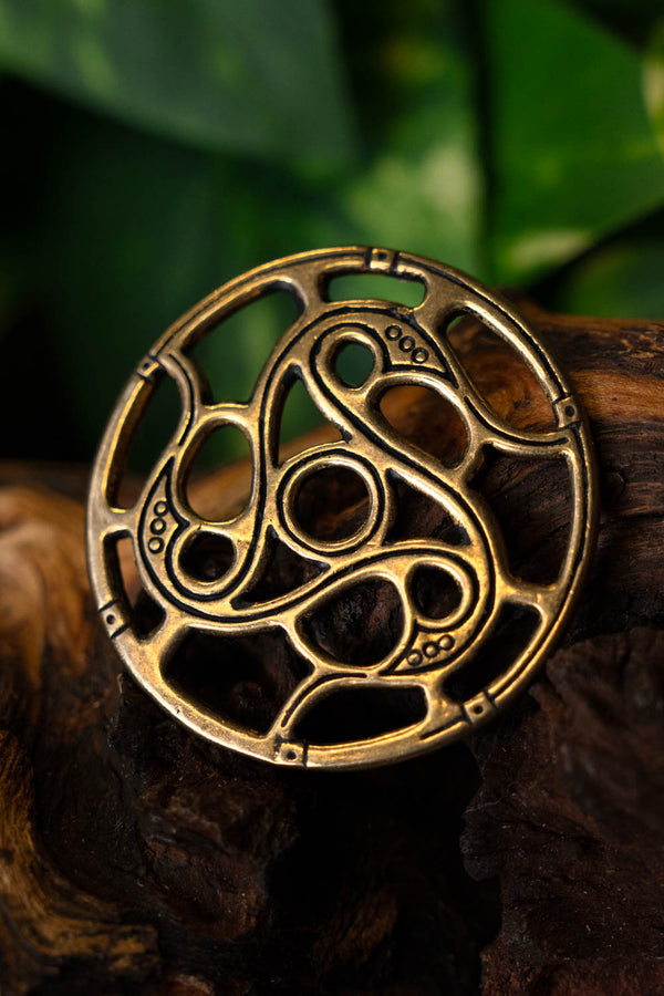 Vendel Zierscheibe Bosavre, bronze