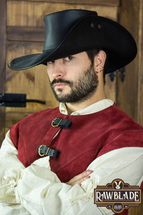 Kapelusz korsarski, czarny