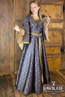 Aquitania nobele jurk, blauw