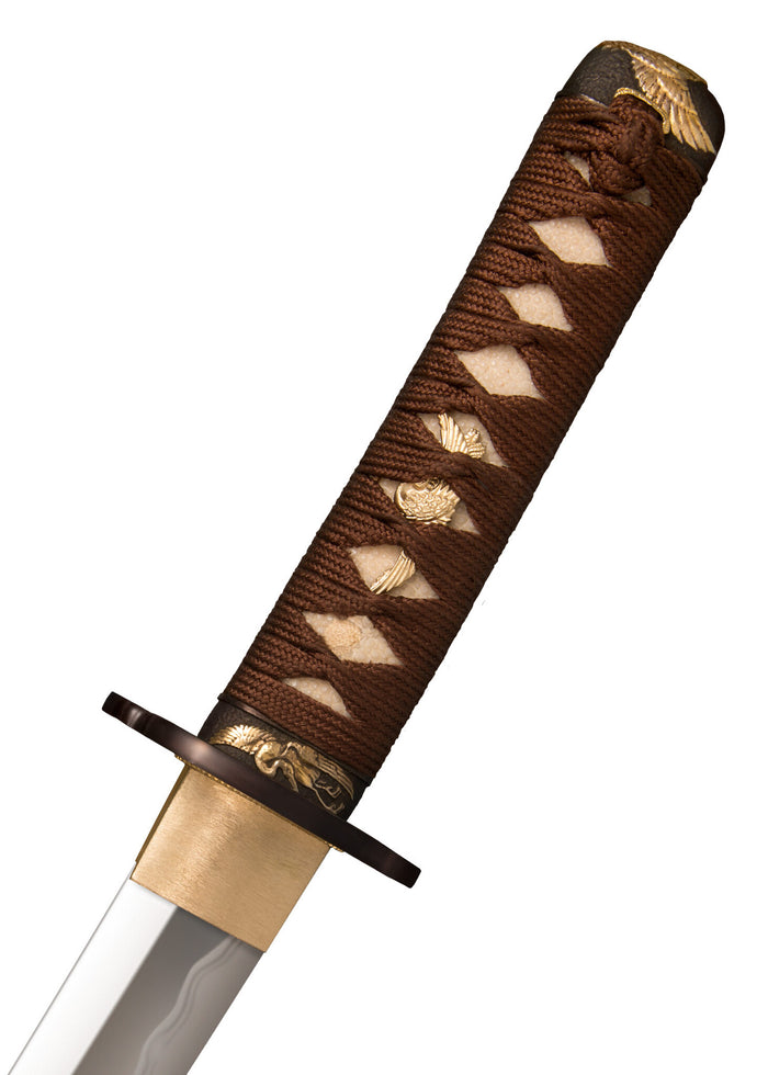 Wakizashi Mizutori (grulla), afilado