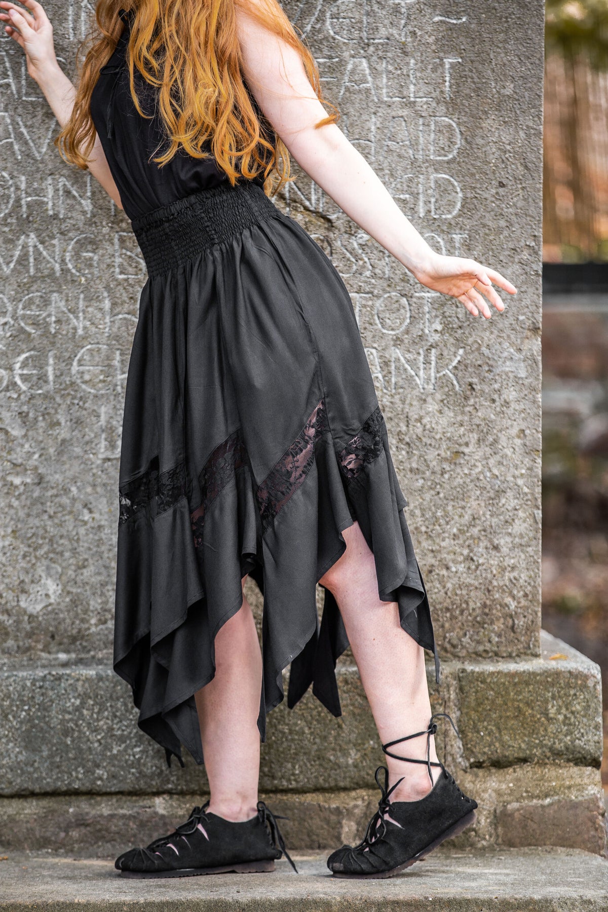 Witch skirt Selena, black