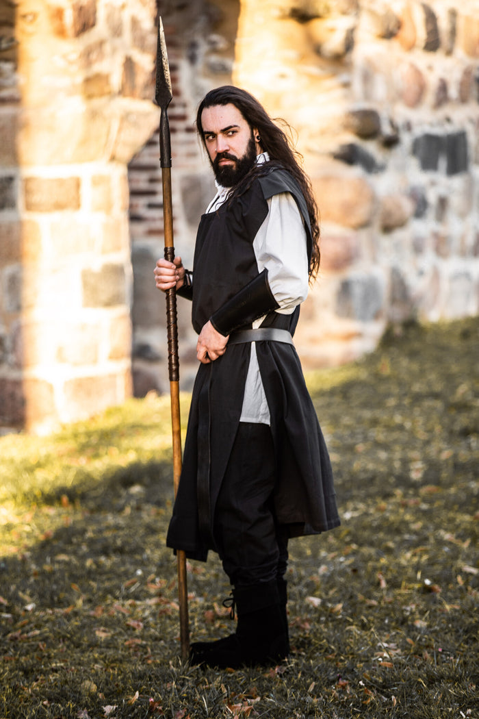 Överplagg för herrar, svart